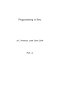 Programming in Java