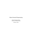 OO Programming using Java