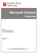 Microsoft Outlook Advanced
