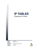 IP TABLES A Beginner’s Tutorial