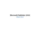 Microsoft Publisher 2010