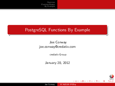 PostgreSQL Functions By Example