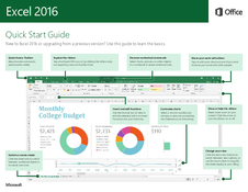 Microsoft Excel 2016 Quick Start Guide