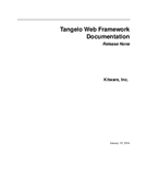 Tangelo Web Framework Documentation