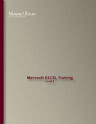 Microsoft EXCEL Training Level 3