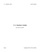C++ Hacker's Guide