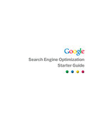 Google's Search Engine Optimization SEO - Guide