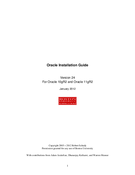 Oracle 10g R2 and 11g R2 Installation Guide