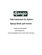 Django Web framework for Python
