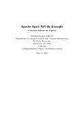 Apache Spark API By Example