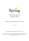 Introduction to Spring MVC