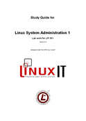Linux System Administration 1 (LPI 101)