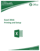 Excel 2016 Printing and Setup