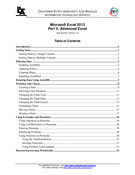Microsoft Excel 2013 Part 3: Advanced