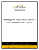 Dreamweaver CC 2017 - Creating Web Pages with a Template