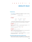 Absolute value