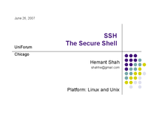 SSH The Secure Shell