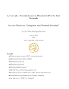 Security Issues in Structured Peer-to-Peer Networks