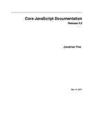Core JavaScript Documentation