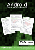Android Notes for Professionals book