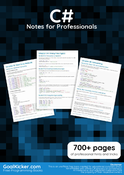 C# Notes for Professionals book