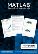 MATLAB Notes for Professionals book