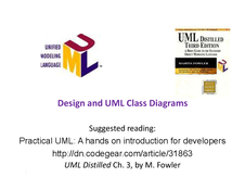 Design and UML Class Diagrams