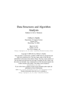 Data Structures and Algorithm Analysis (C++)