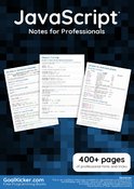 JavaScript Notes for Professionals book